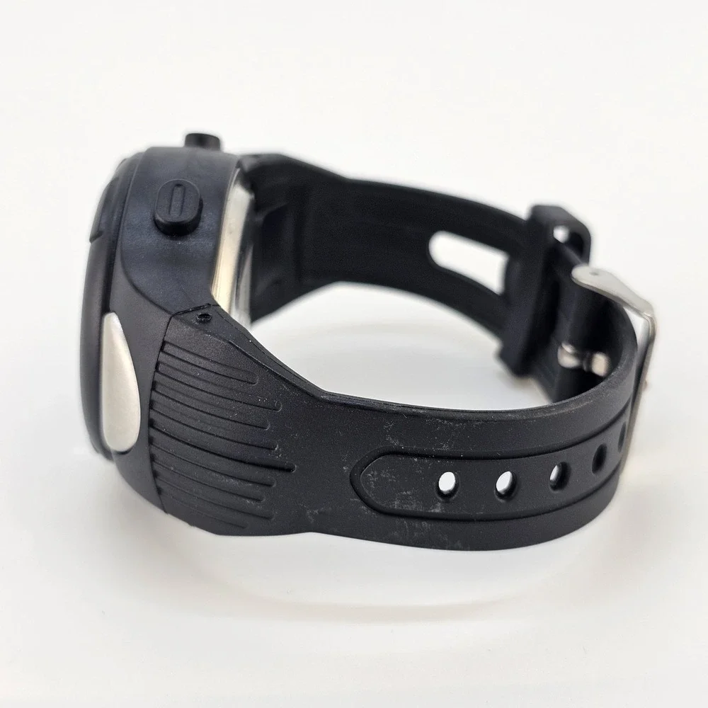 Medline Watch Unisex Black Silver Digital Heart Rate Monitor WR30M New Battery